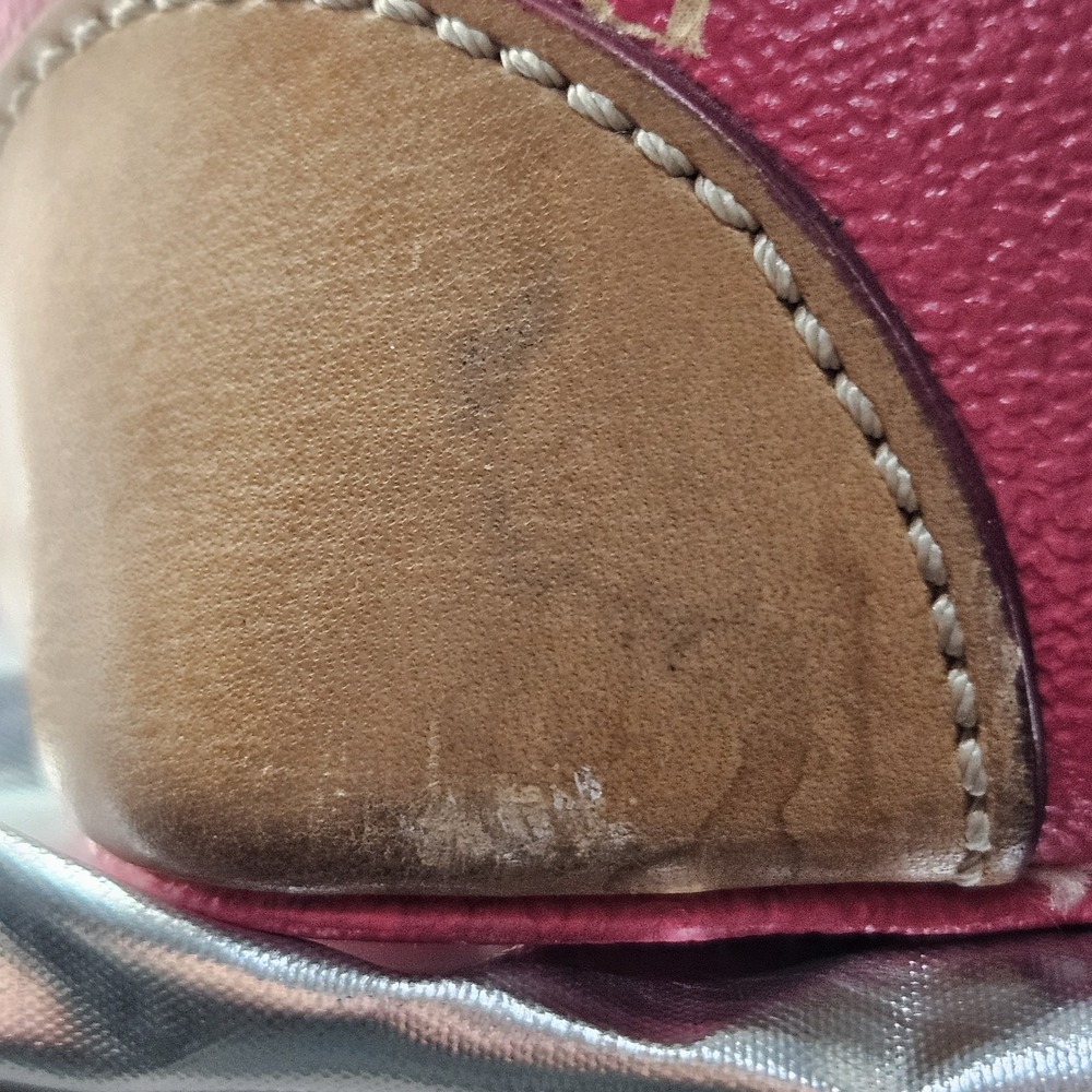 Dooney & Bourke Pink Monogram Logo Domed Satchel Handbag Double Handle Purse - Picture 6 of 16